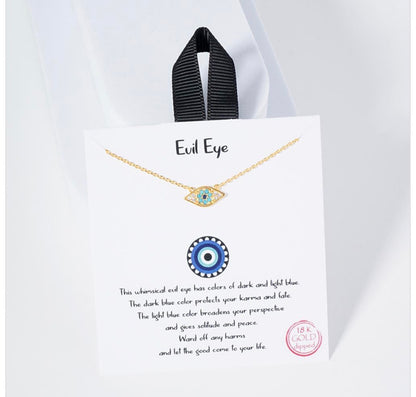 Dainty Evil Eye Necklace
