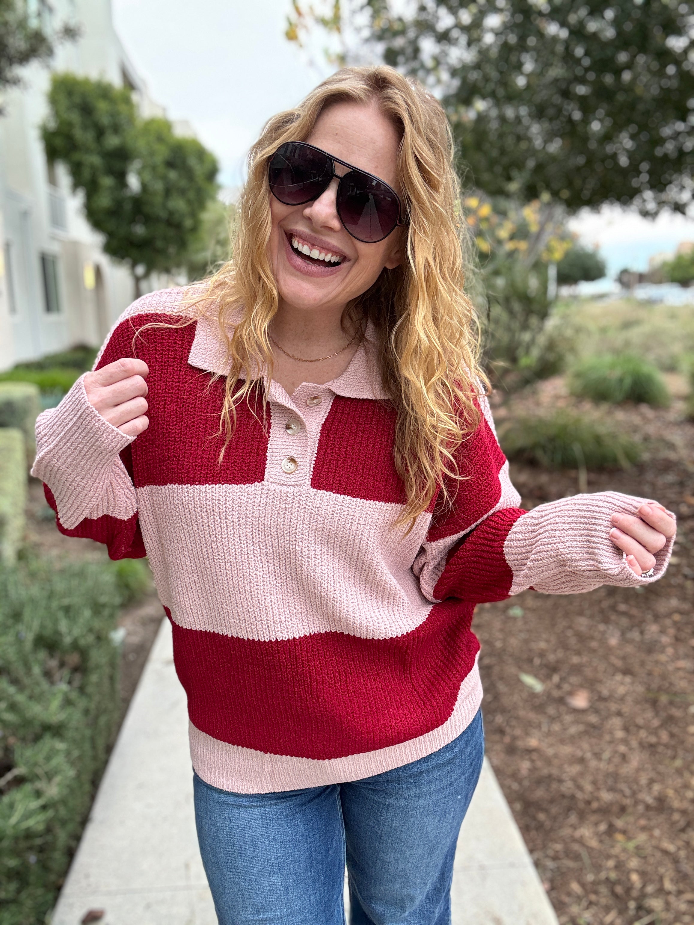 Candy Striper Sweater