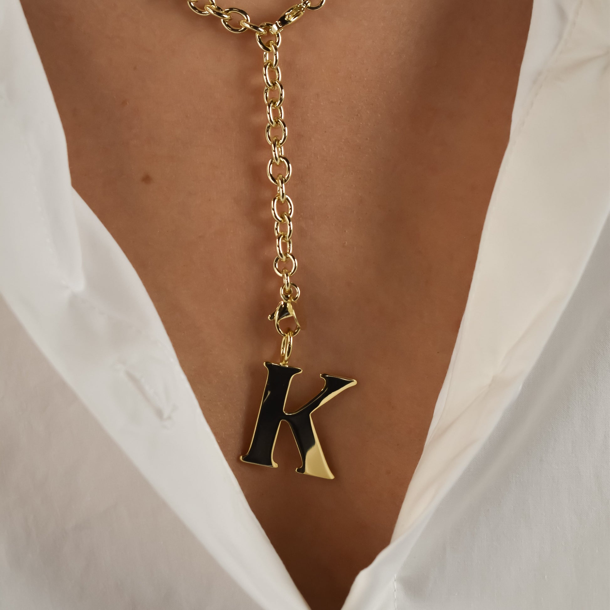 All-American Initial Charm