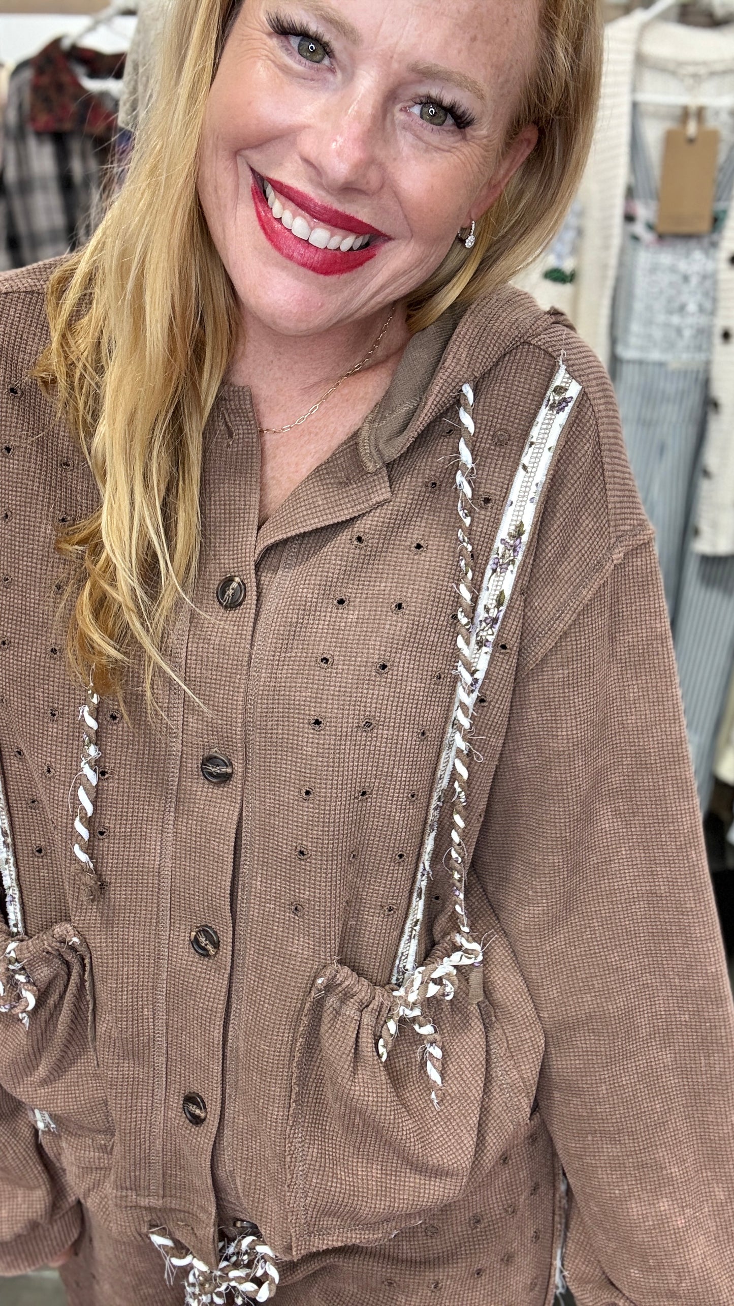 Chocolate Dreams Button Up & Jogger