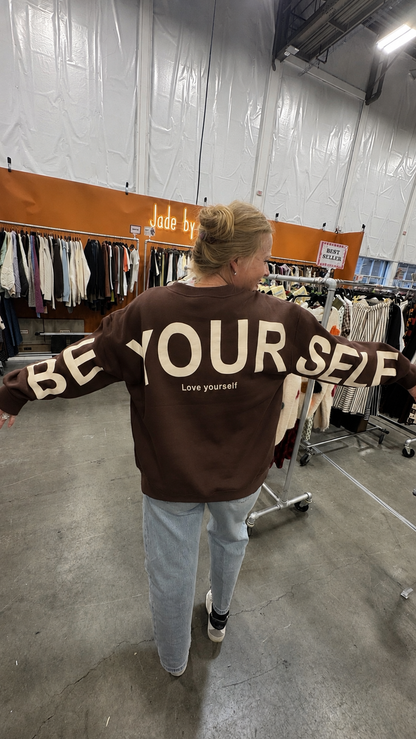 Be Yourself Babe Crewneck