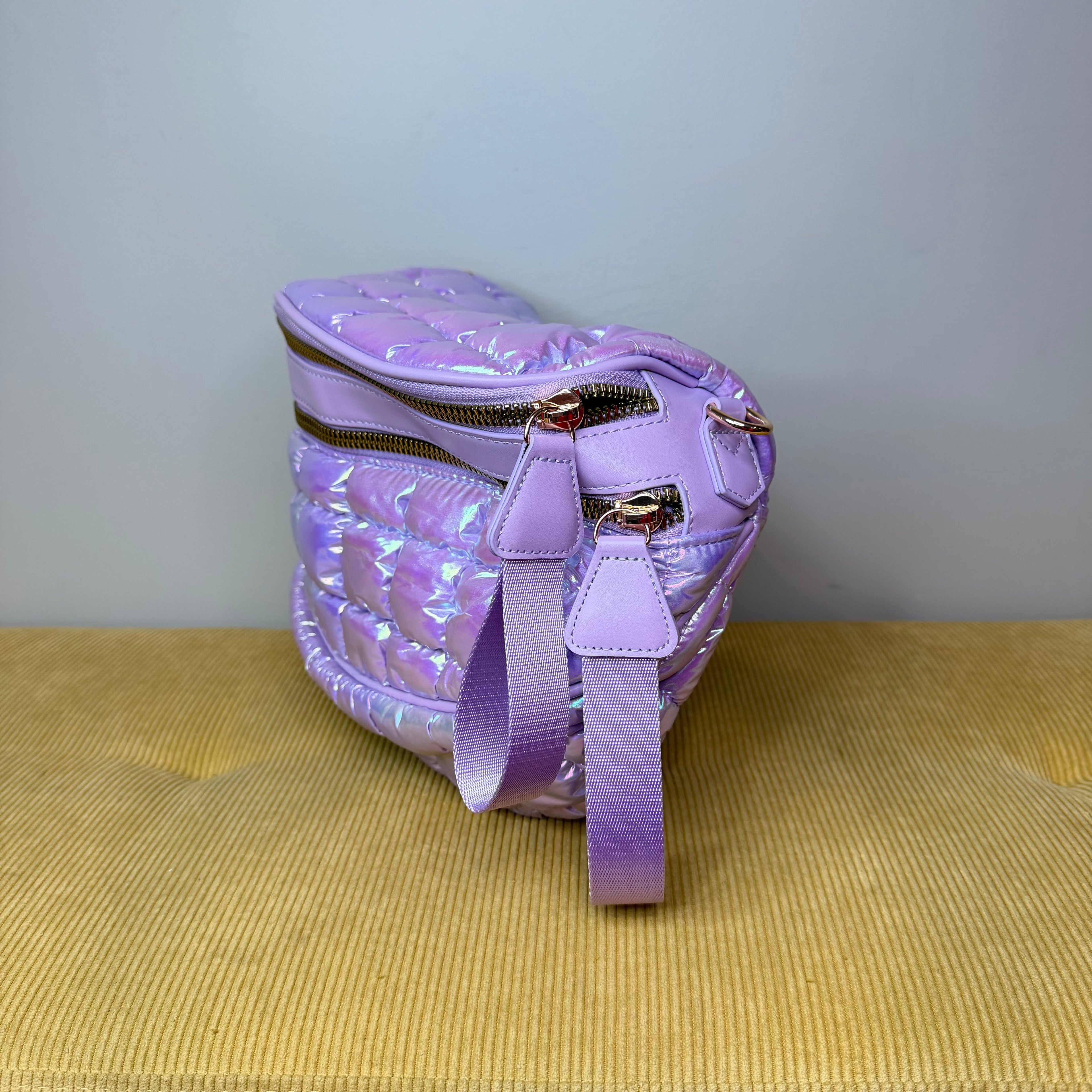 The Roni Nylon Crossbody - Puffer