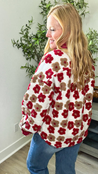 Flower Child Sherpa Jacket