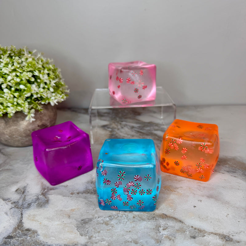 Squishy Toy - Christmas Sprinkle Cube