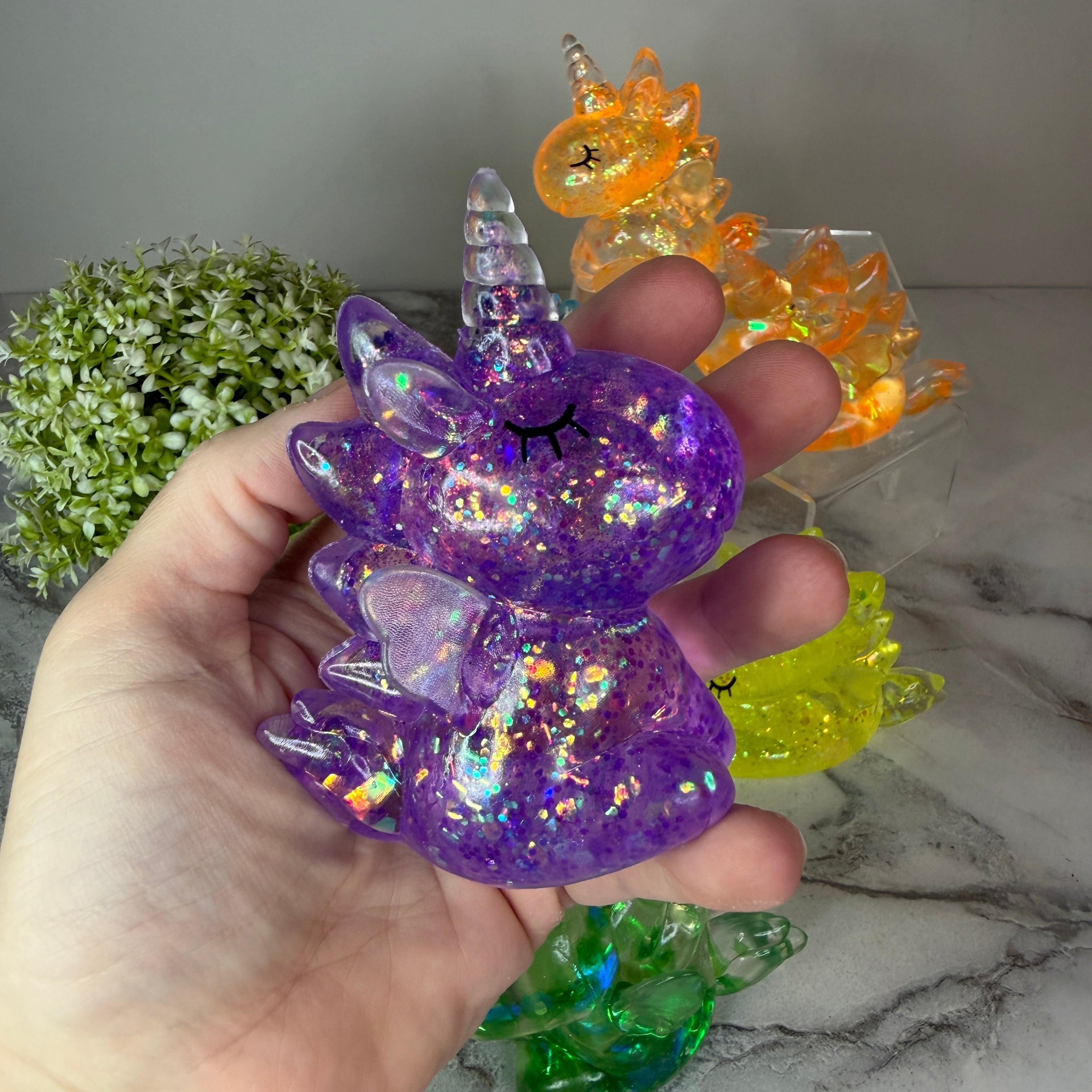 Squishy Toy - Unicorn Glitter - PREORDER