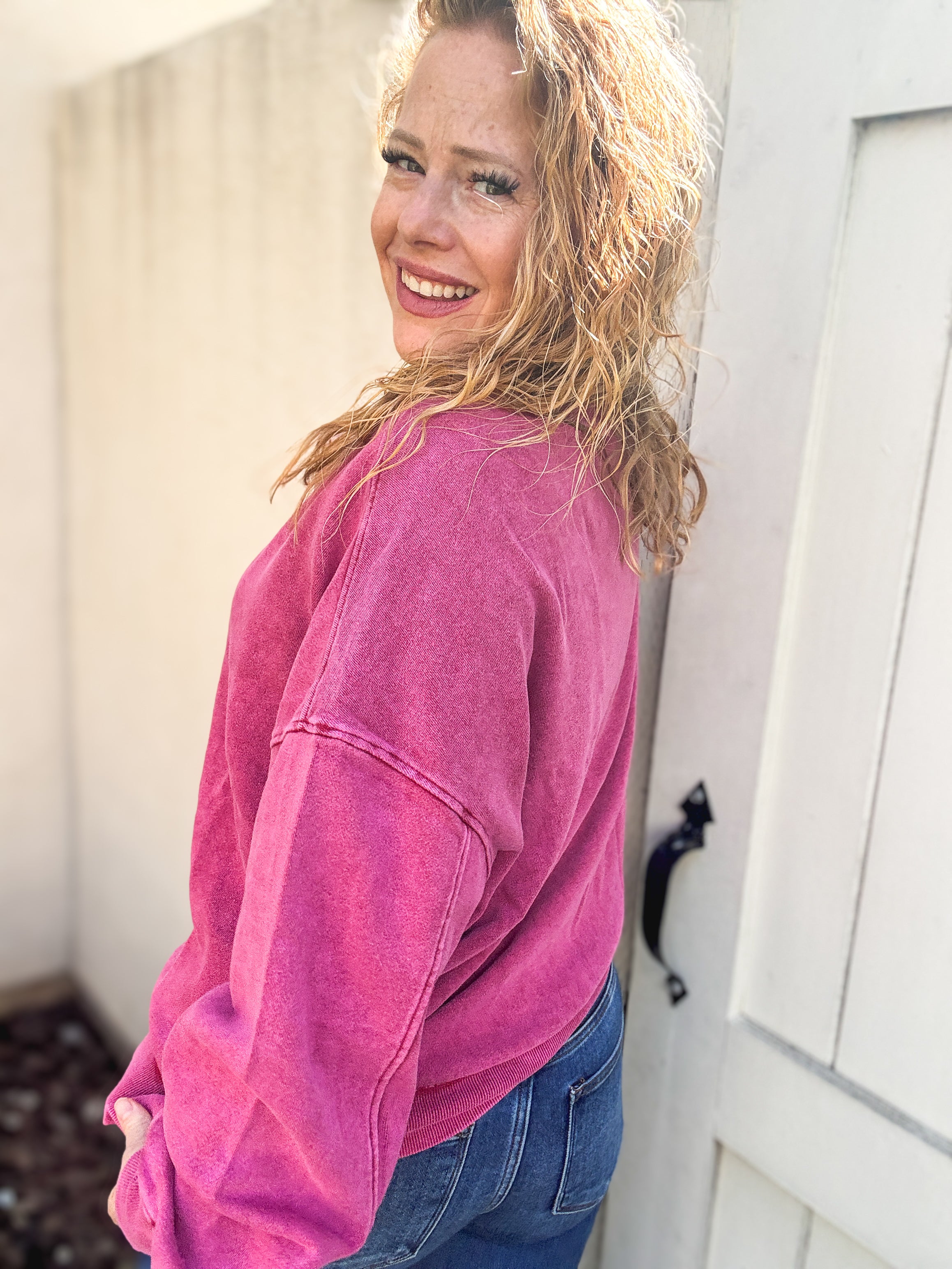 Spring Make Up Your Mind Crewneck