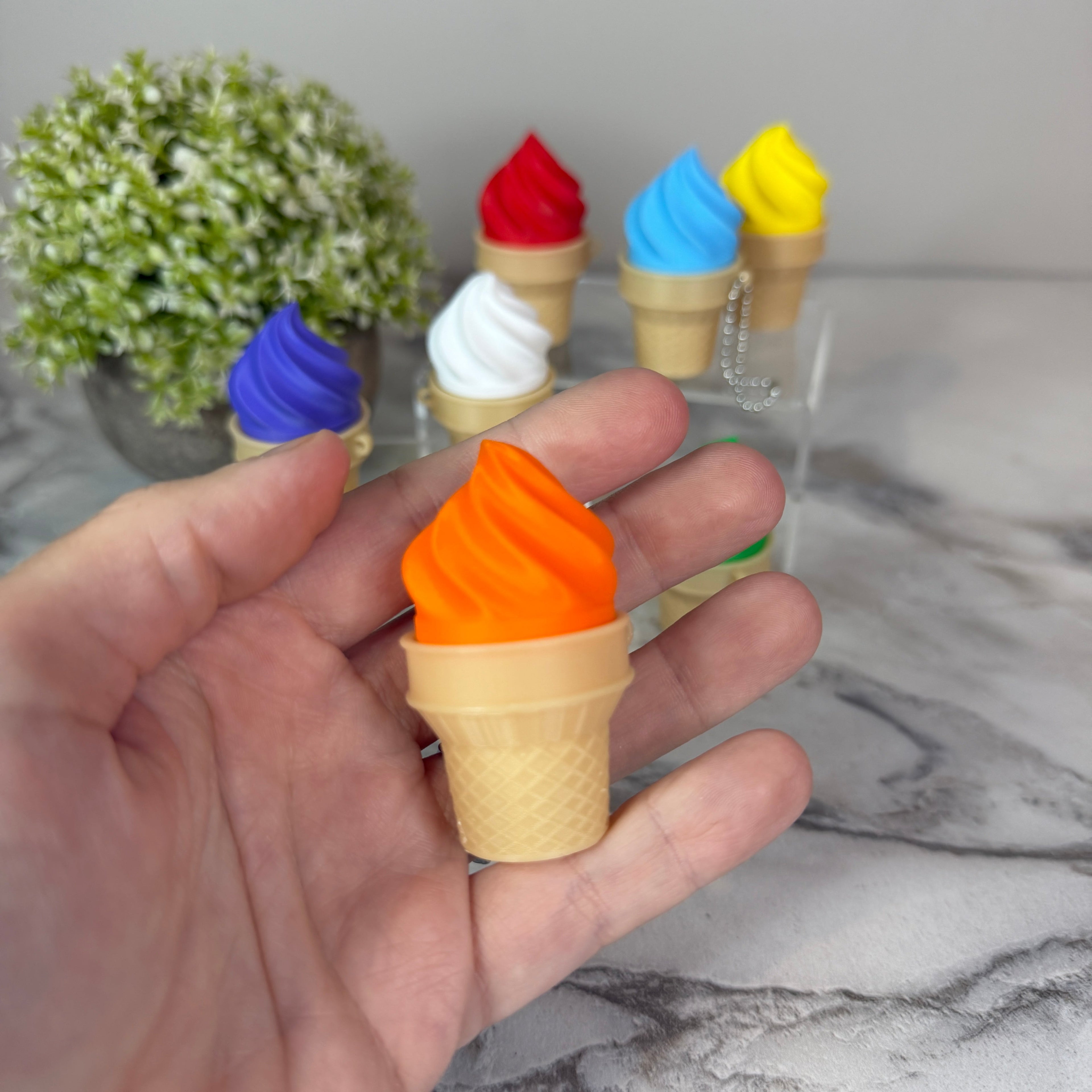 Toy - Sensory Clickers, Ice Cream Cone