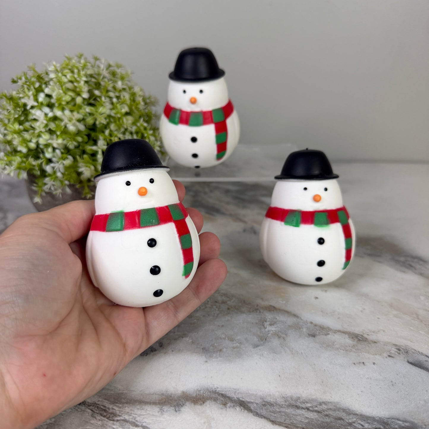Squishy Toy - Marshmallow Snowman