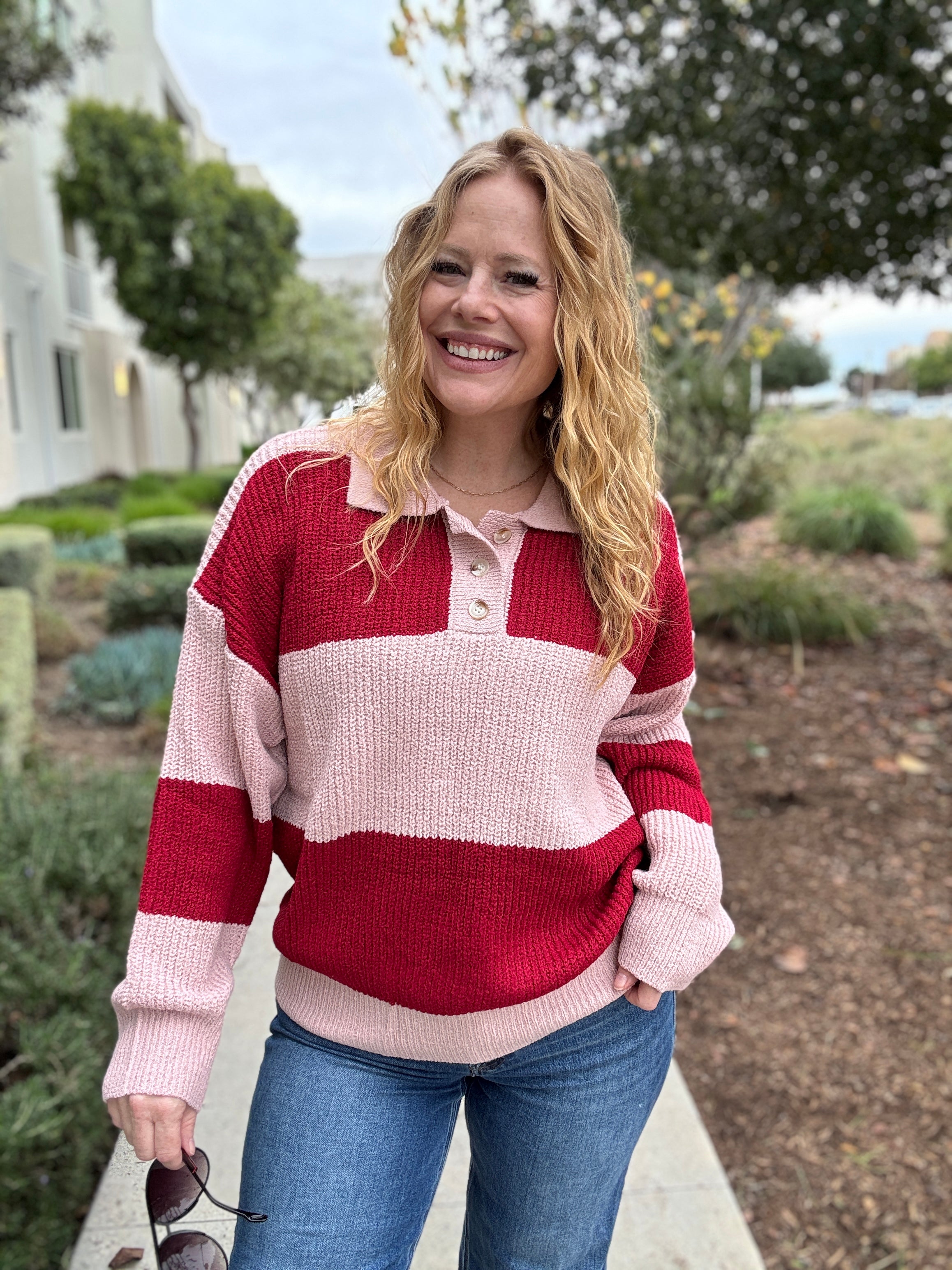 Candy Striper Sweater