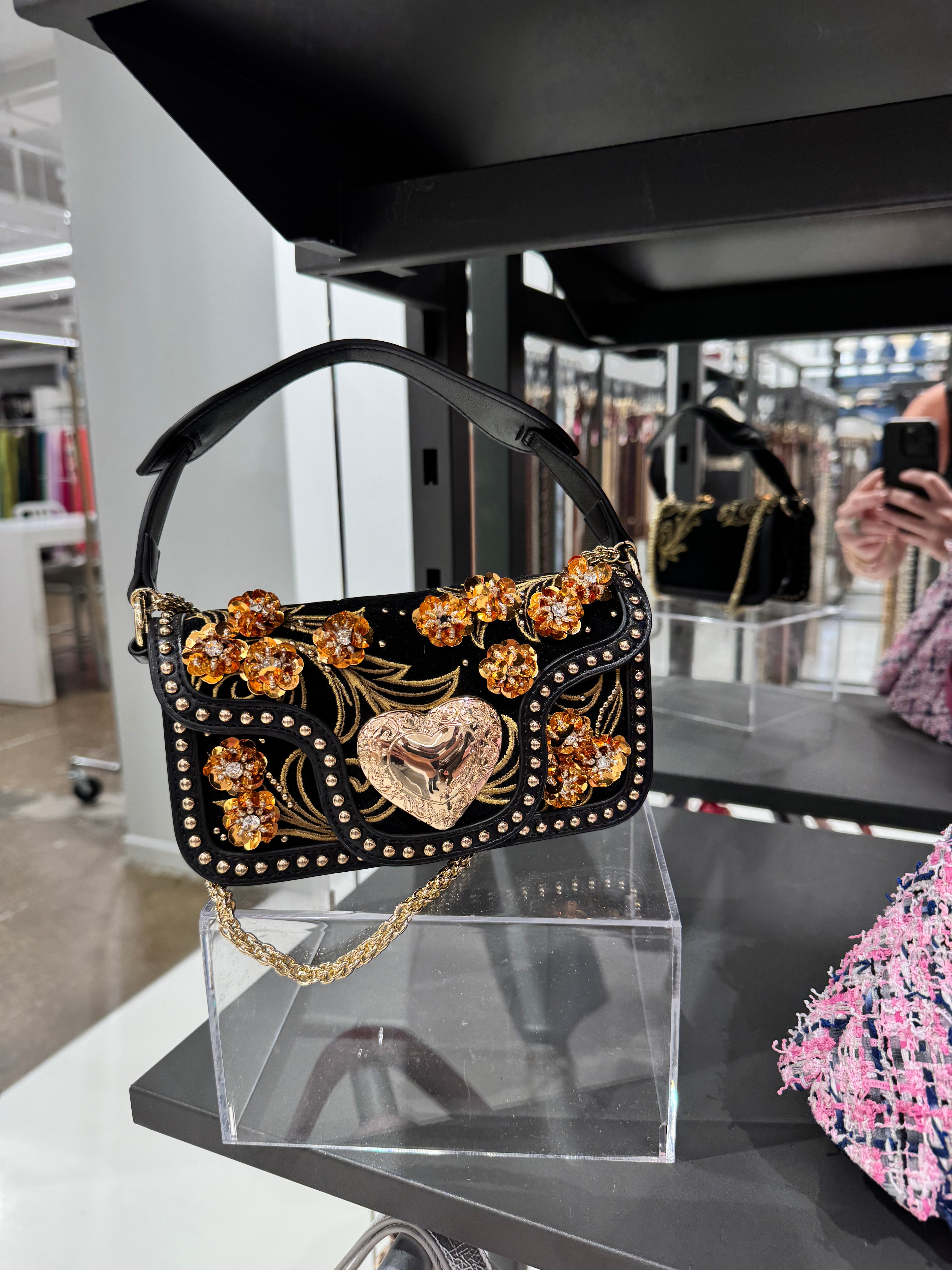 Moonlit Bouquet Shoulder Bag