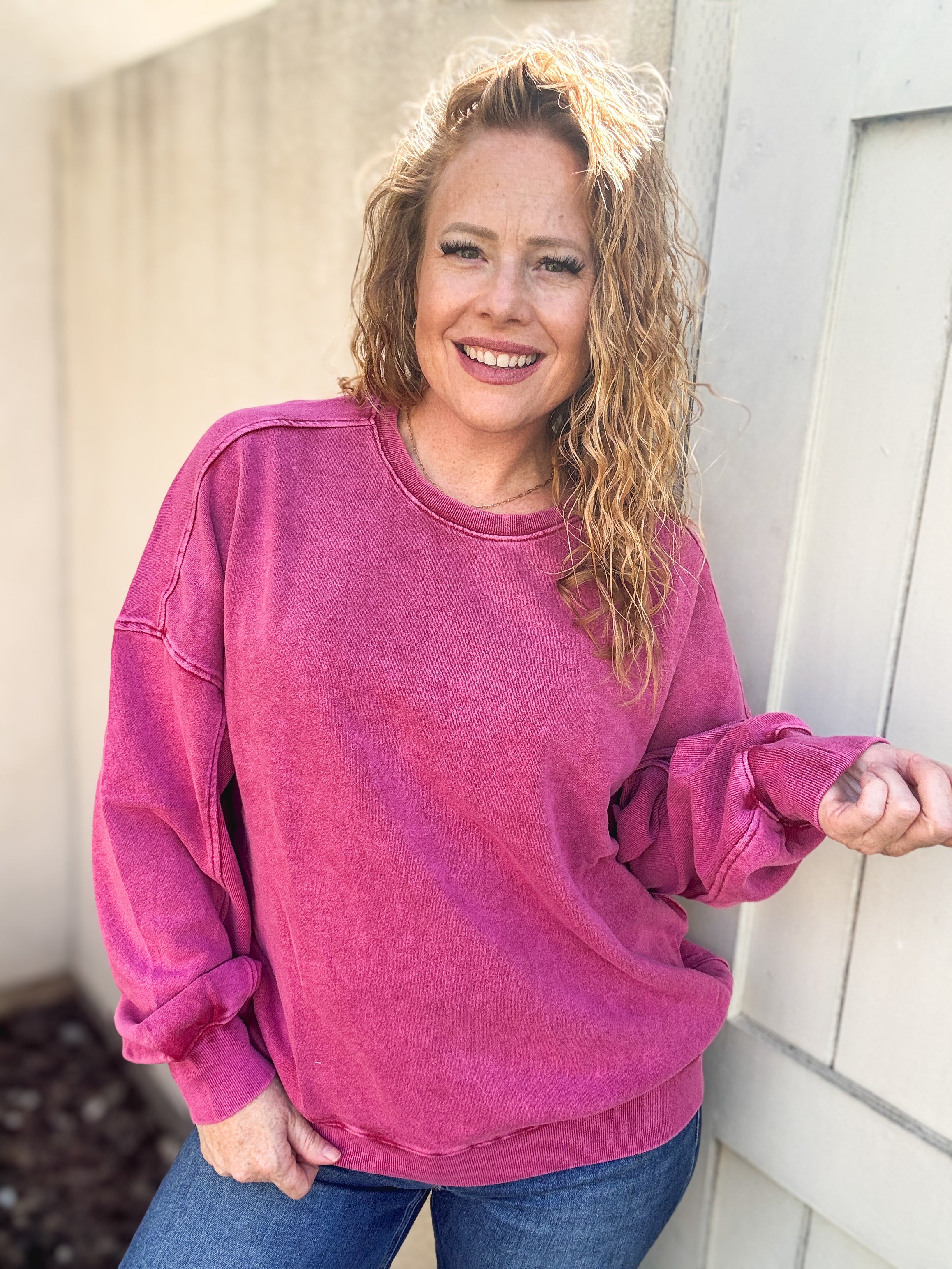 Spring Make Up Your Mind Crewneck