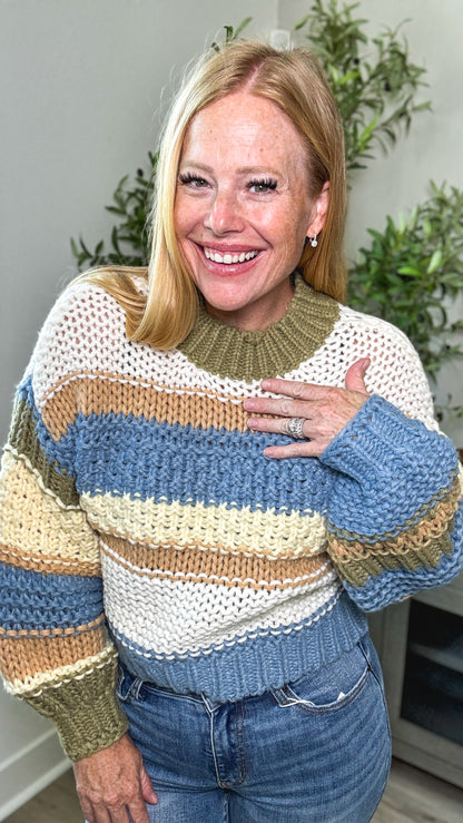 Color Me Cozy Chunky Knit Sweater