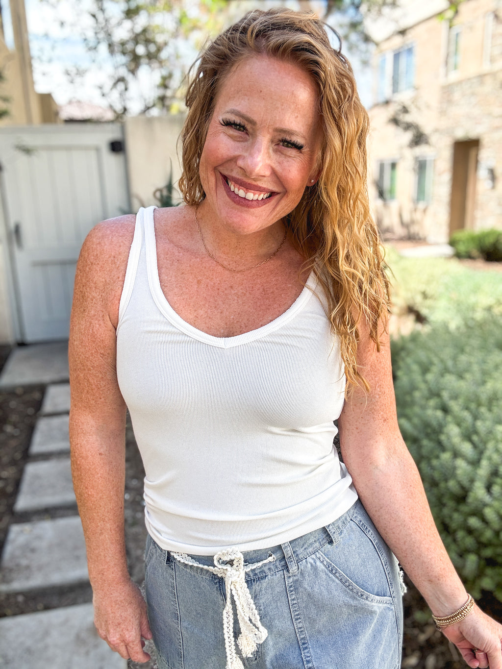 Paradise Ribbed Knit Tank