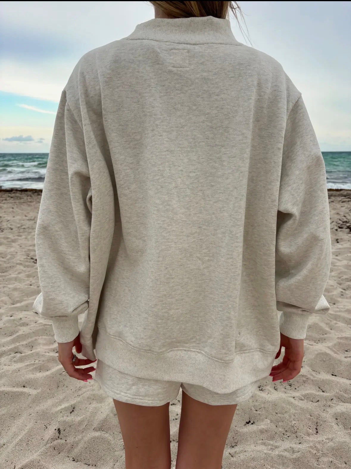 PREORDER: Oatmilk SunKissed Mock Neck