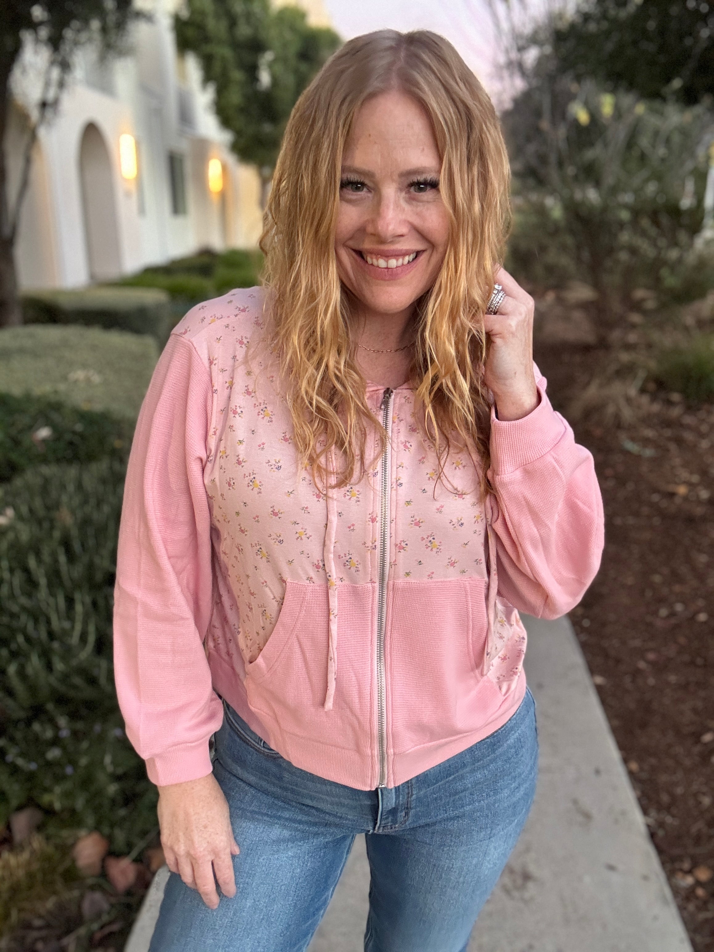Daydreamer Floral Zip Up