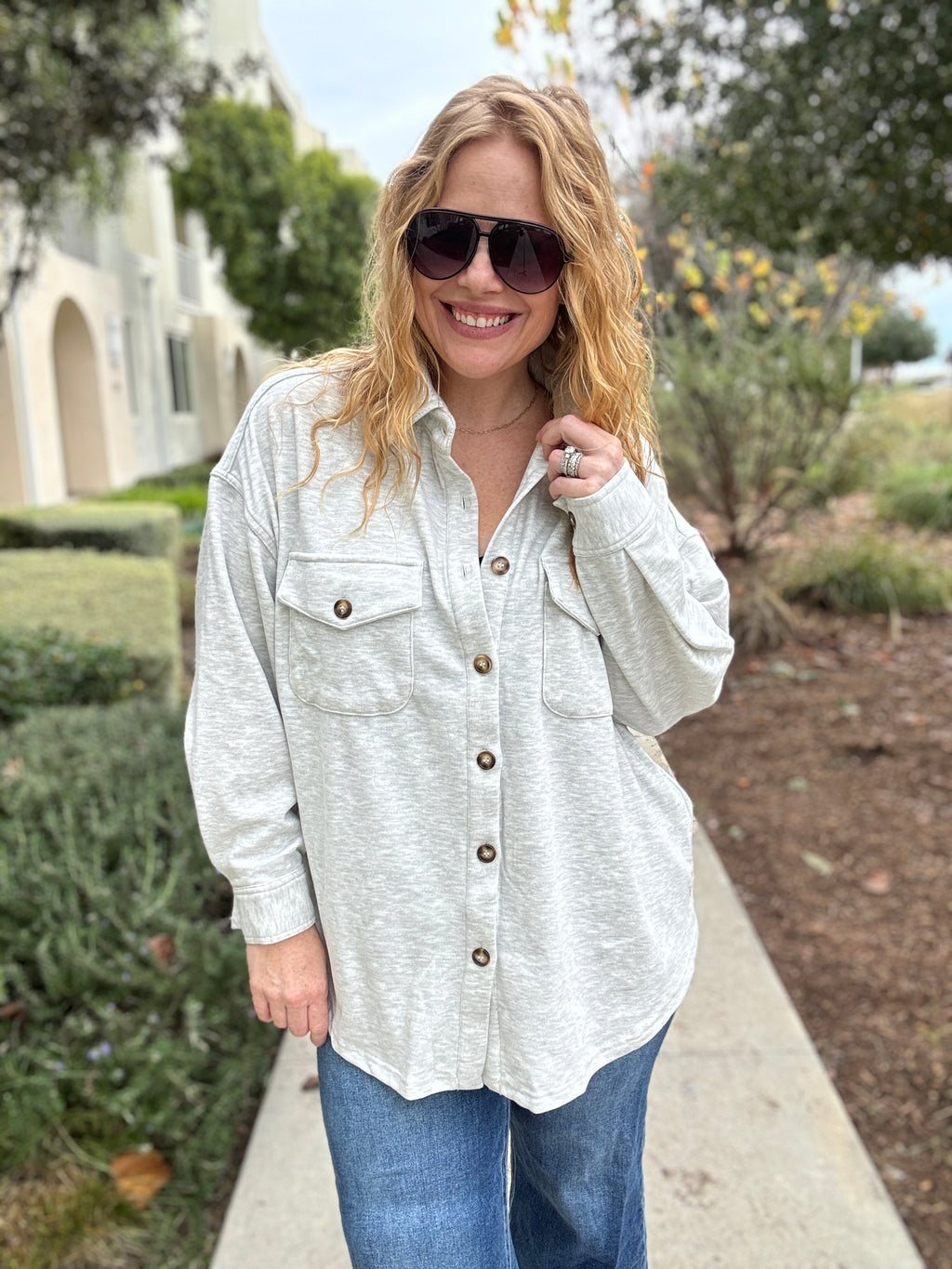 Big Love Grey Shacket