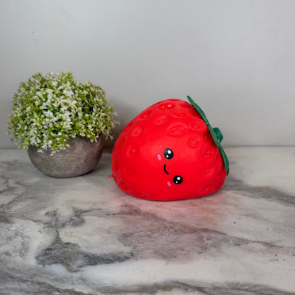 Squishy Toy - Strawberry + Face Dough, Jumbo (Copy)
