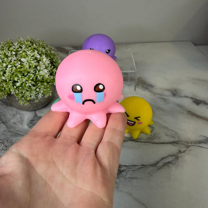 Squishy Toy - Octopus + Faces