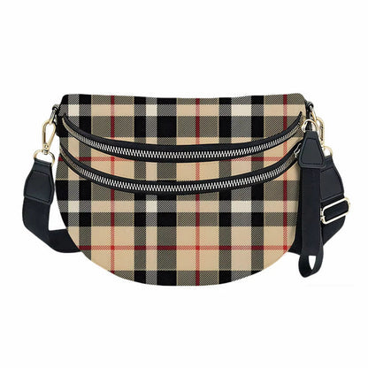 The Roni Nylon Crossbody - Famous Plaid- PREORDER