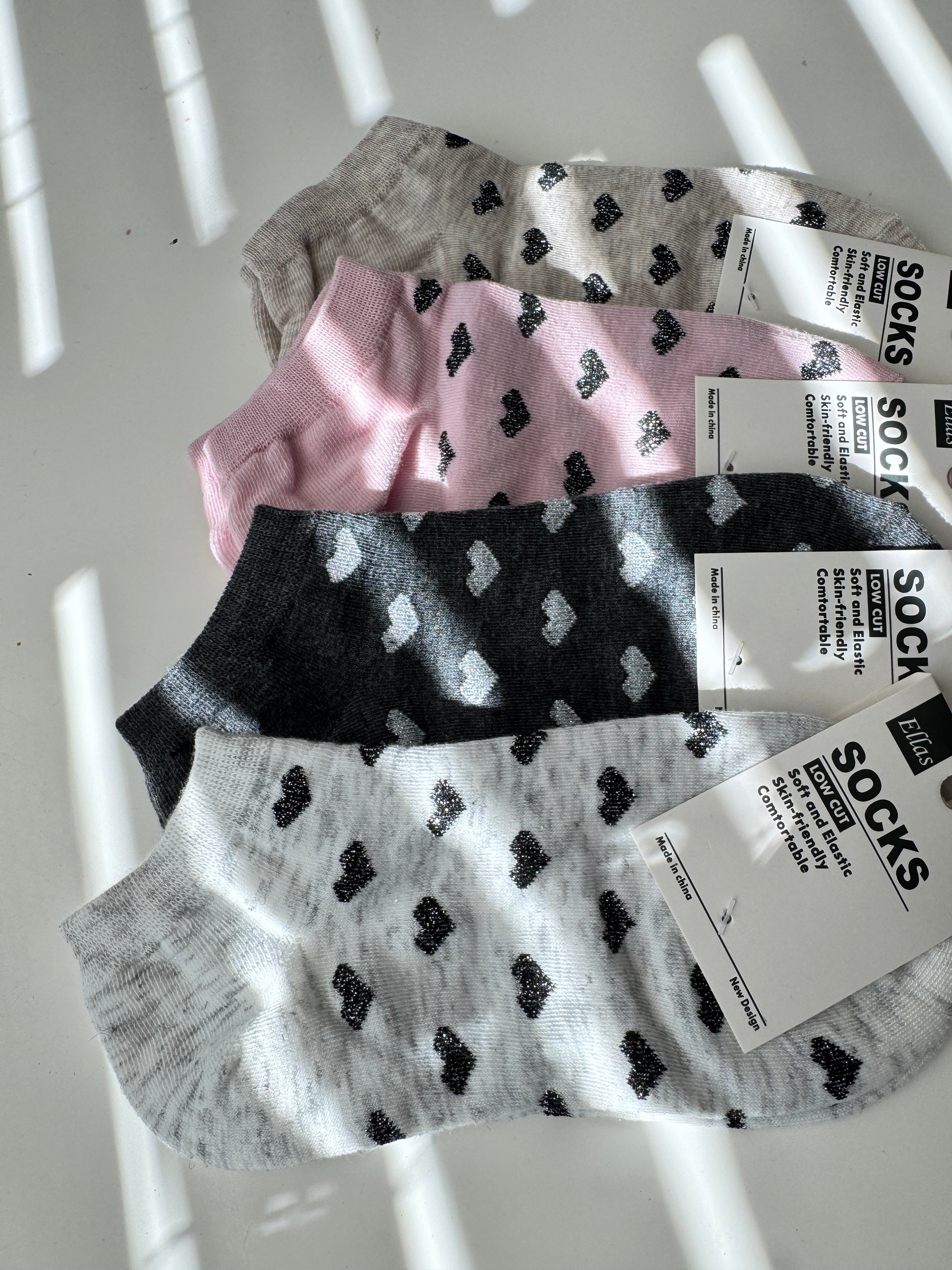 Sparkle Bow Ankle Socks