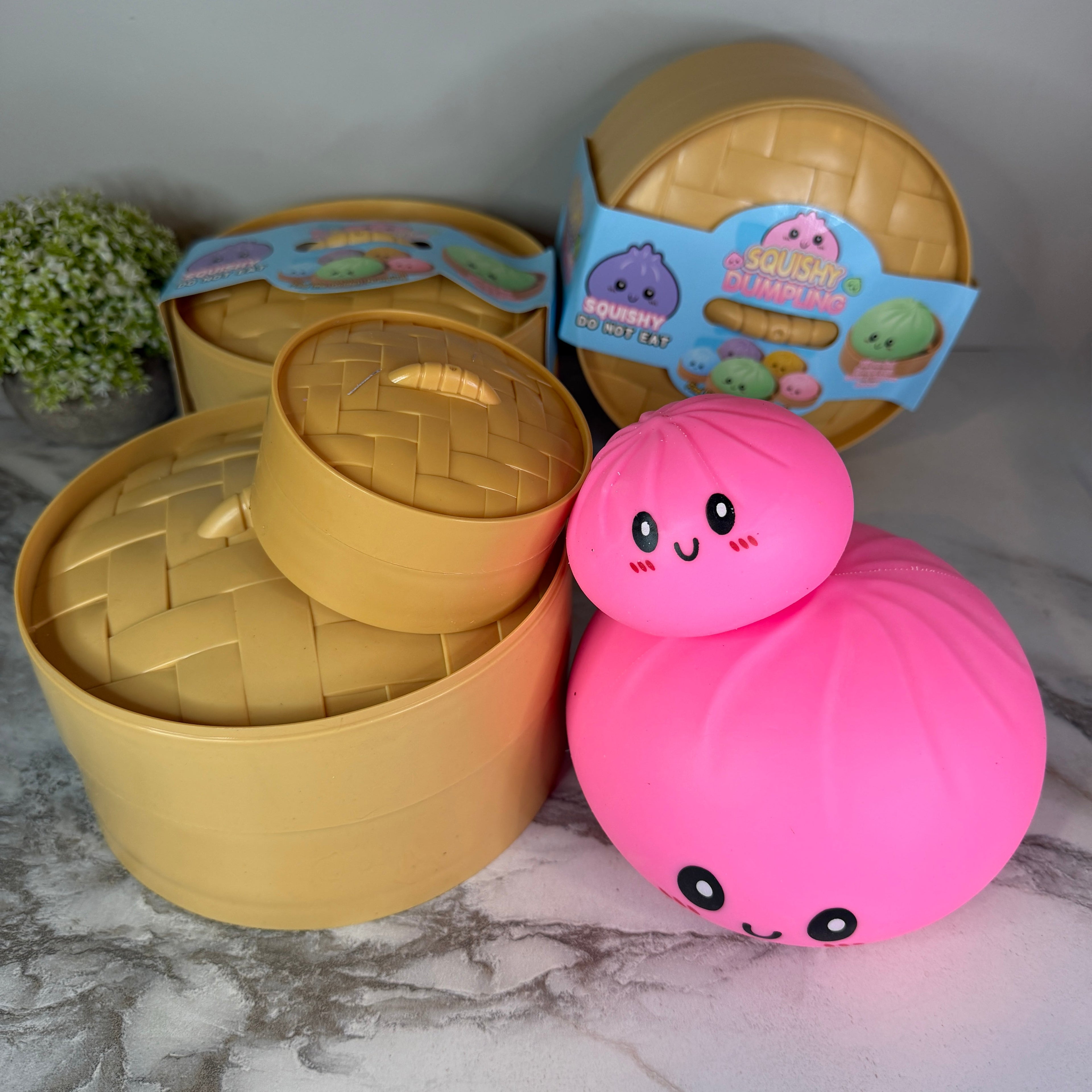 Squishy Toy - XL Dumpling, Quick Squeeze Solid