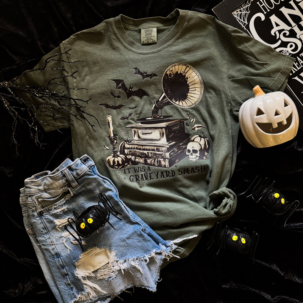 It Was A Graveyard Smash Soft Graphic Tee