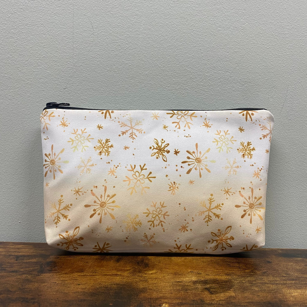 Pouch - Christmas - Snowflake Gold
