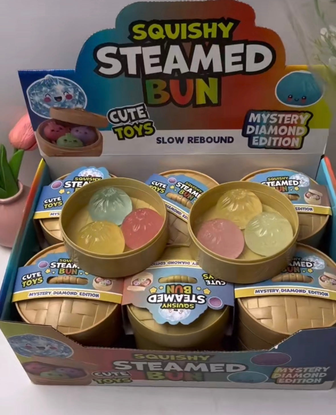 Glow-in-the-Dark Dumpling Squish Toy | Stress Relief