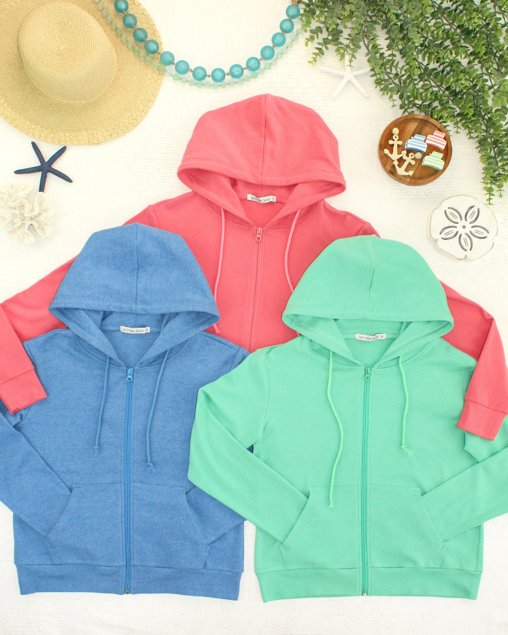 Fullzip Hoodie - Sunkissed Coral