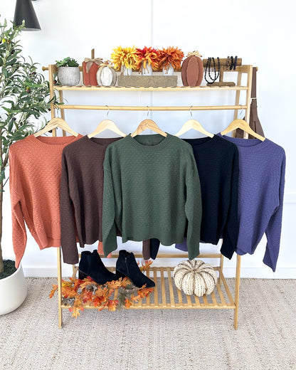 Gianna Pullover Sweater - Black