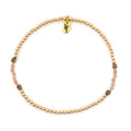 Girl Power - Peach Moonstone & Gold Filled Resilience Anklet