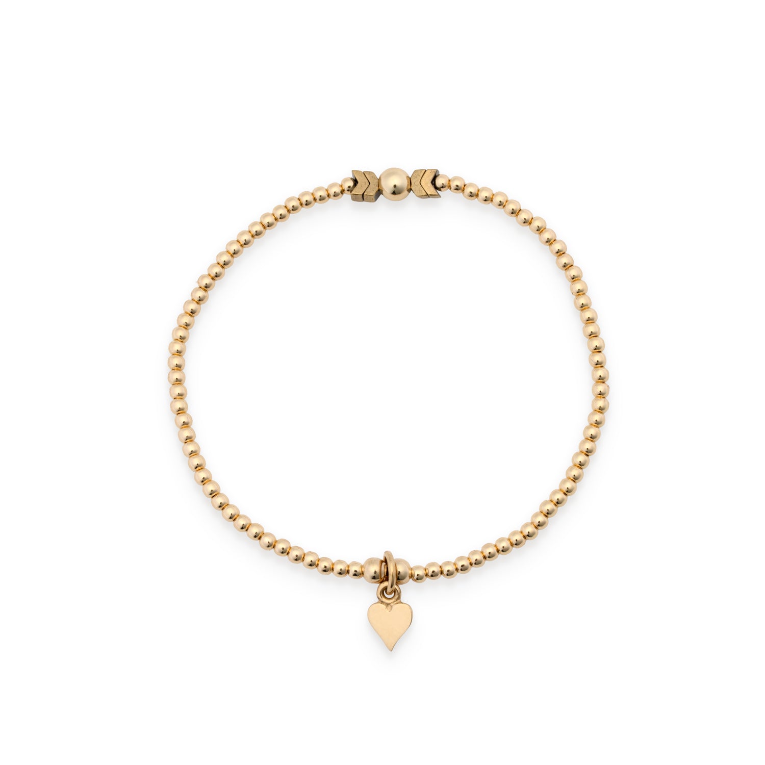 Piece of My Heart - Mama & Mini Gold Filled Stretch Bracelet