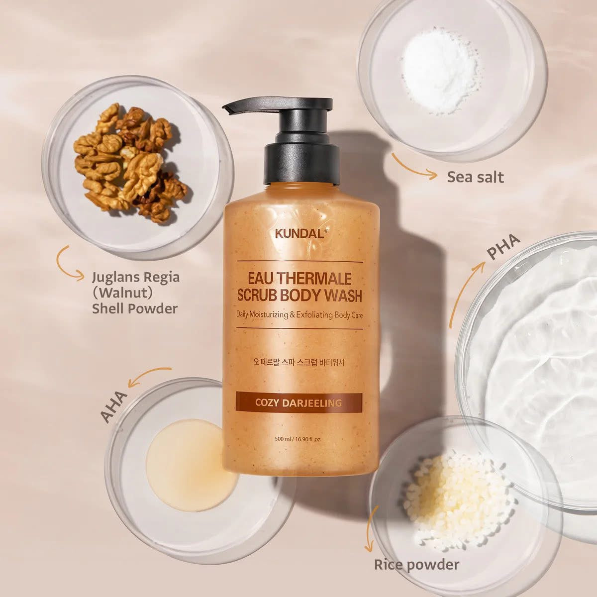 Eau Thermale Scrub Body Wash