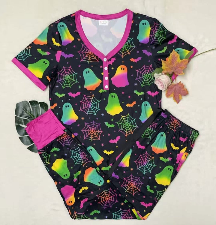 Shirley & Stone Rainbow Ghost Pajama Set Preorder