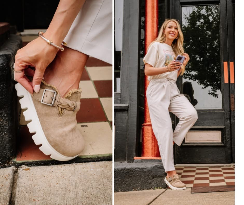 Cali Mule in Taupe