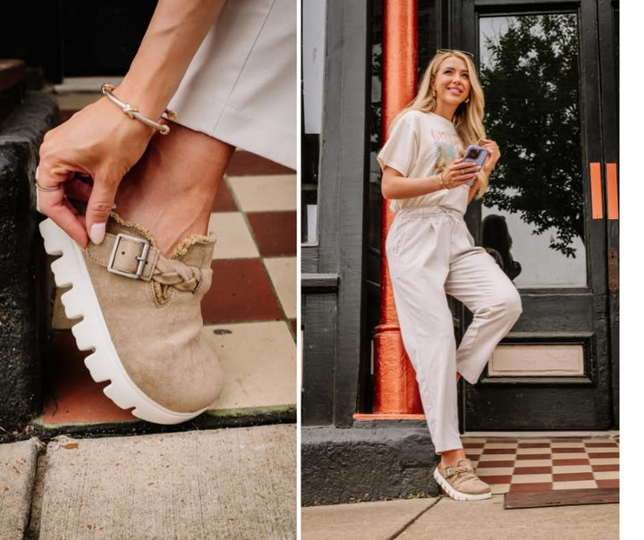Cali Mule in Taupe