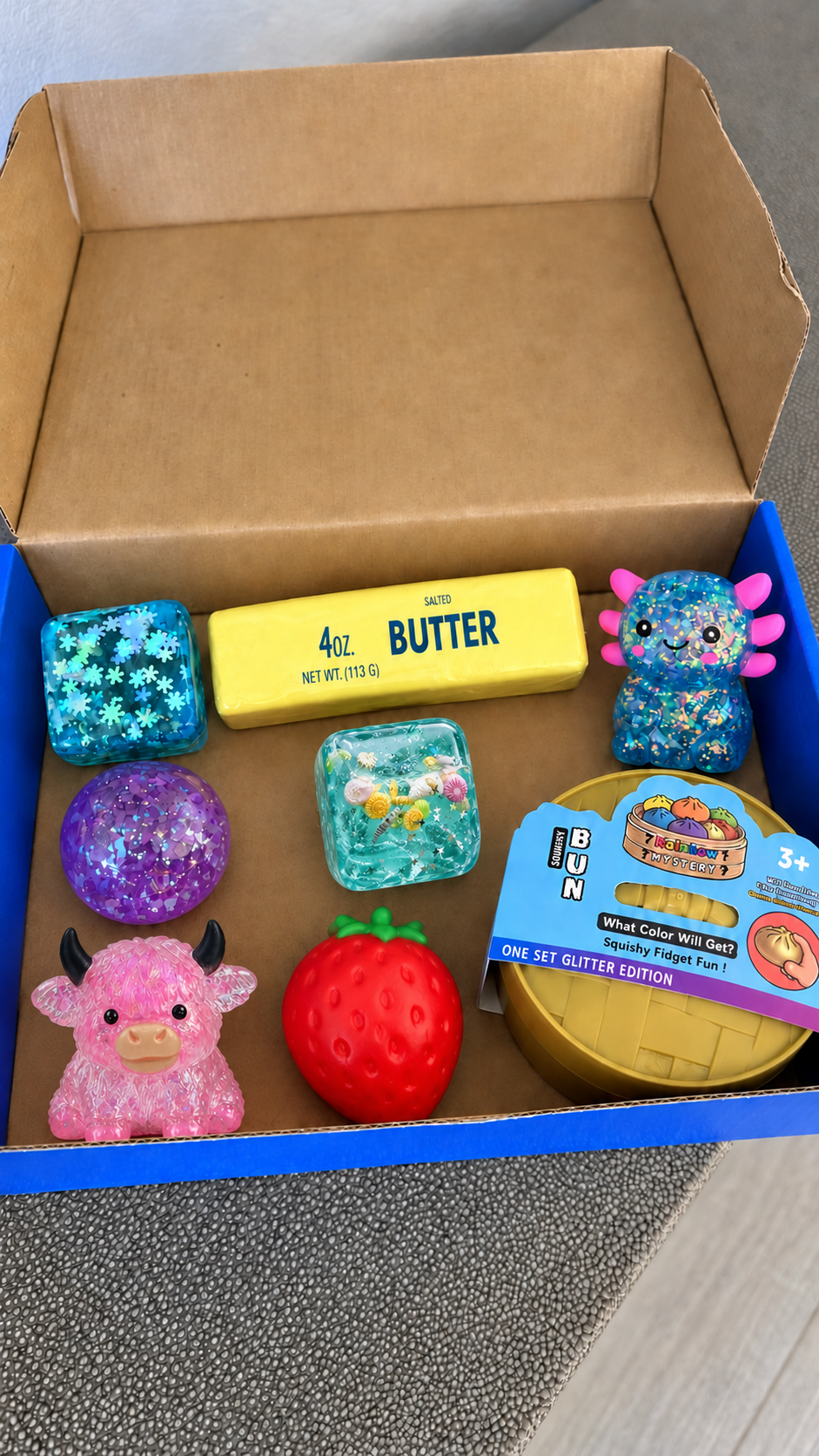 8pc Squishy Fun Box