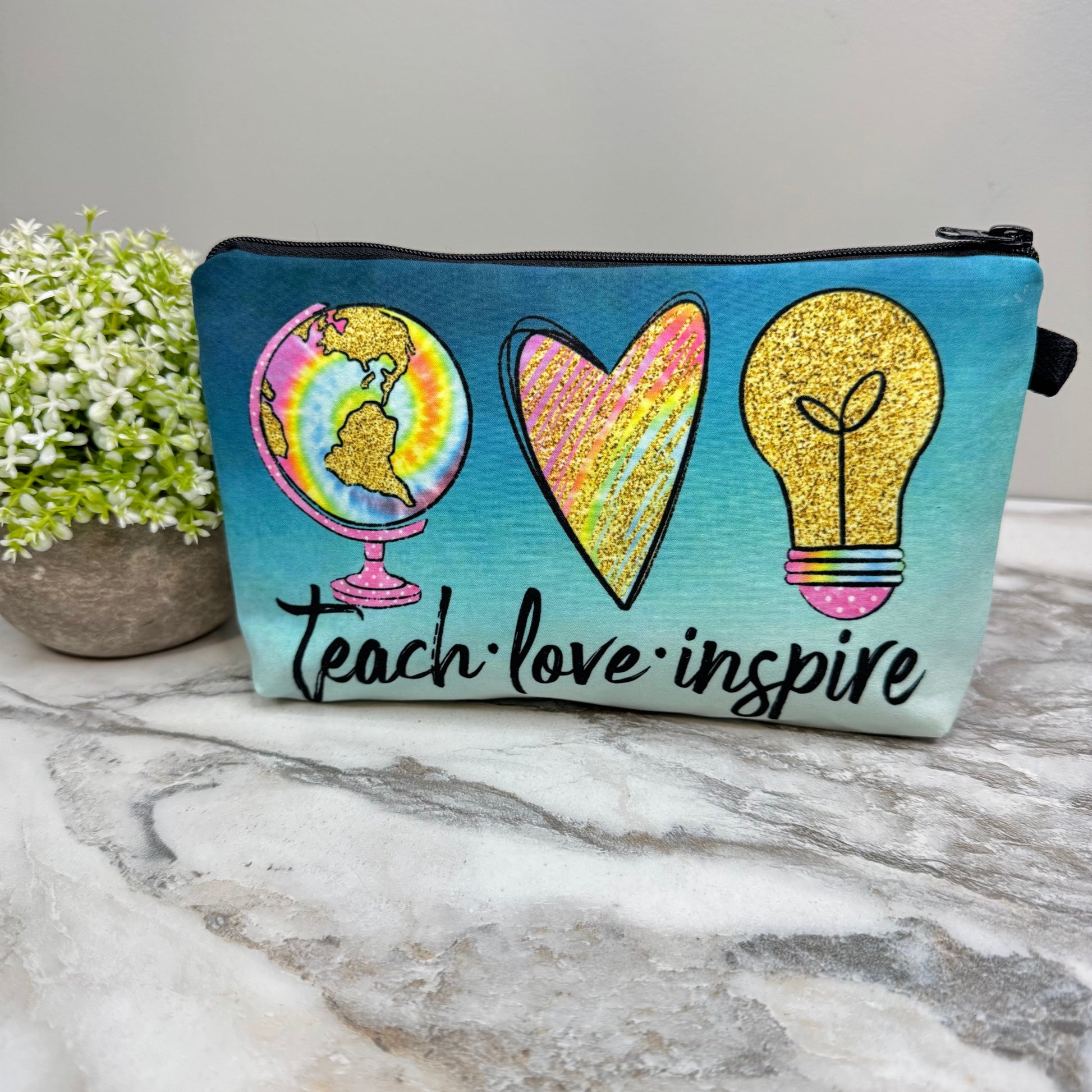 Pouch & Sticky Note Bundled Set - Teach Love Inspire