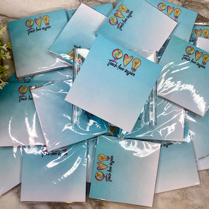 Pouch & Sticky Note Bundled Set - Teach Love Inspire