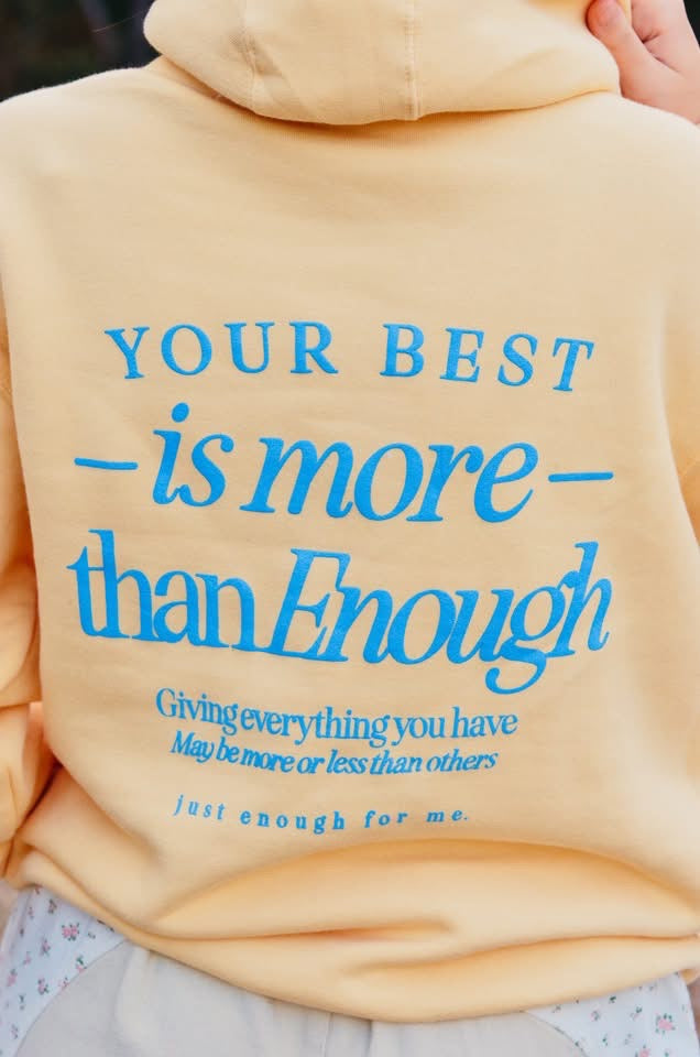 More Than Enough Hoodie *Custom Made to Order*