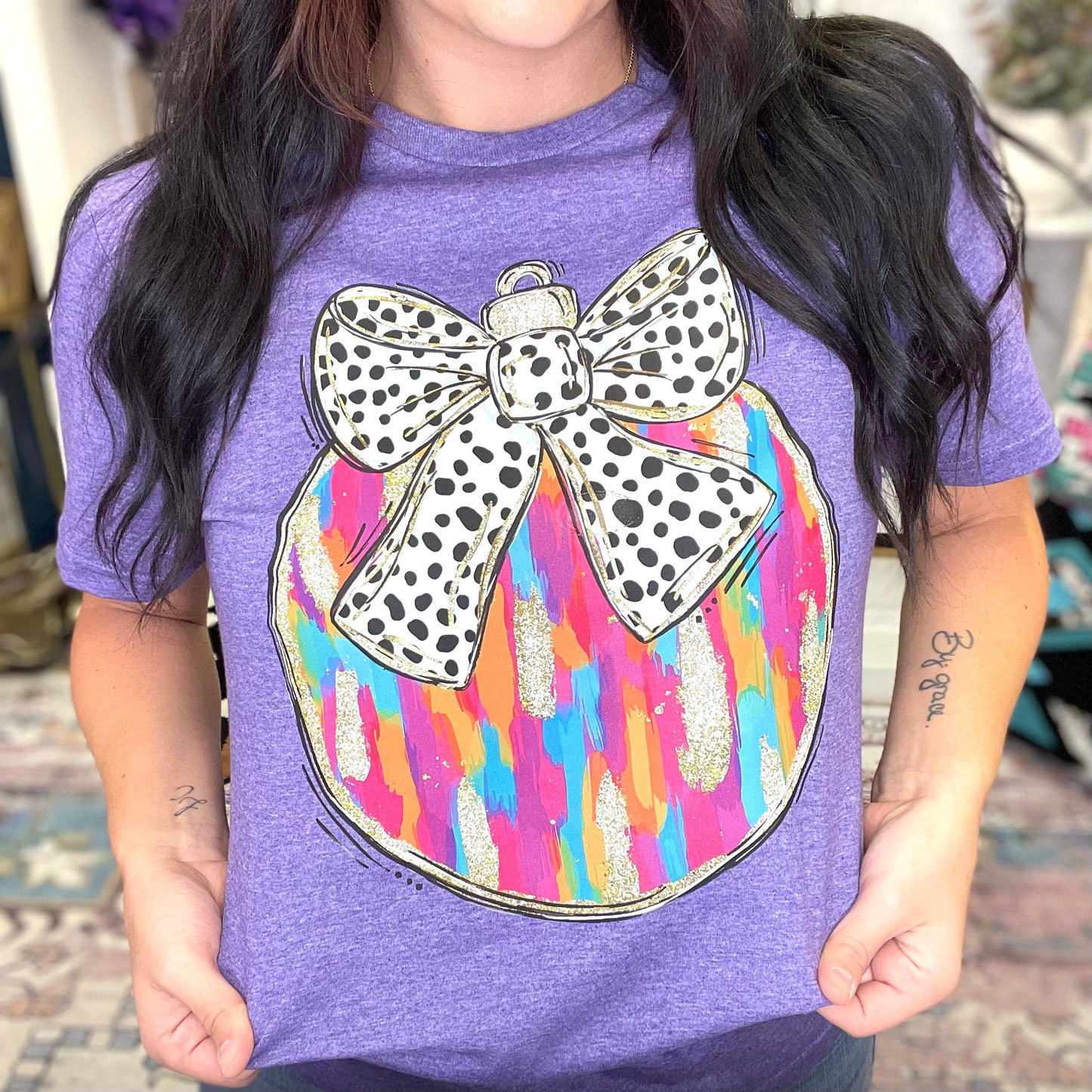 Paint Stroke Ornament Graphic Tee