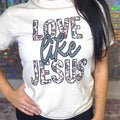 Love Like Jesus Camo Graphic Tee