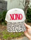 XOXO Leopard Canvas Trucker