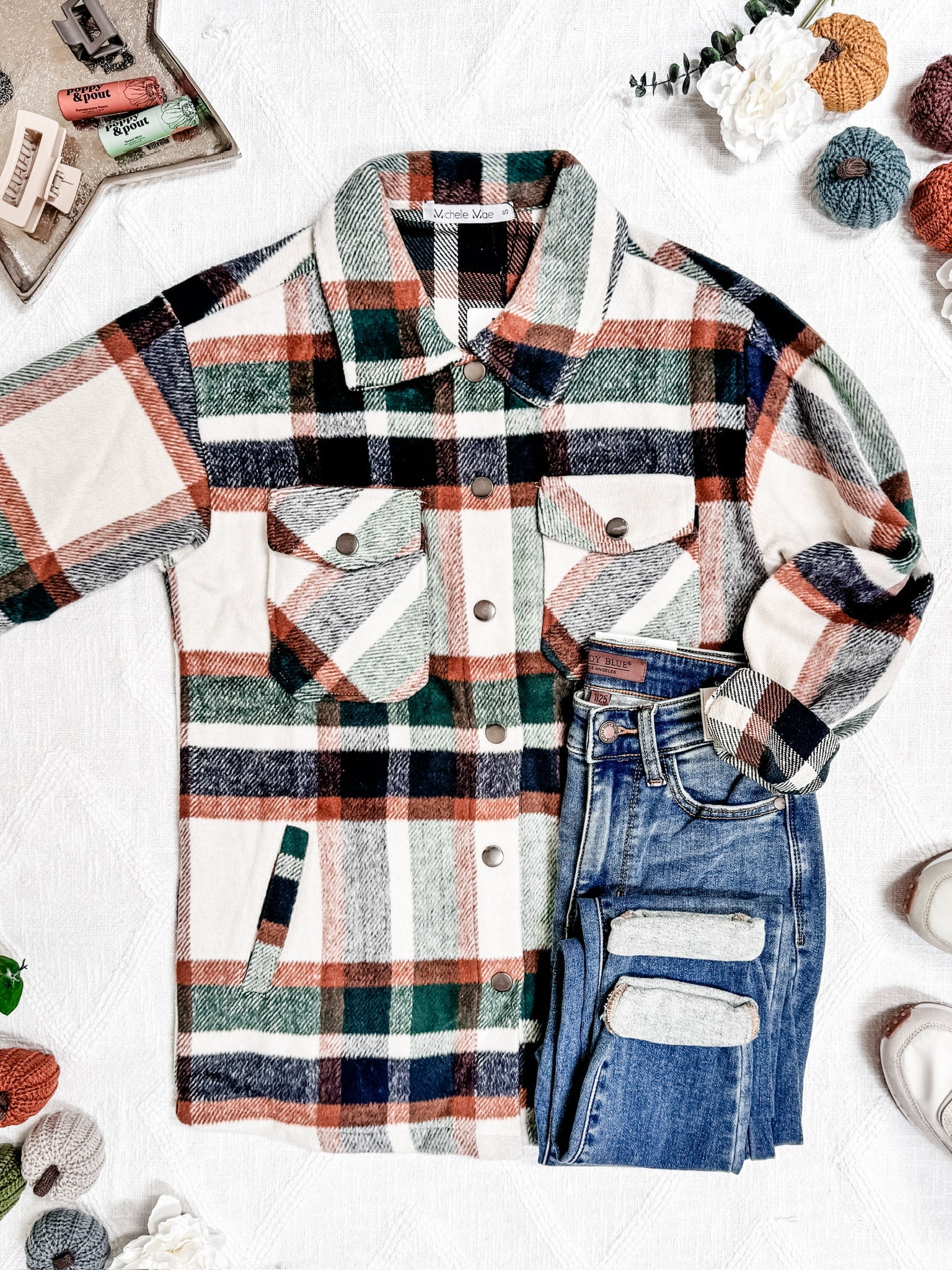 Norah Shacket - Harvest Plaid
