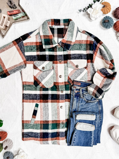 Norah Shacket - Harvest Plaid