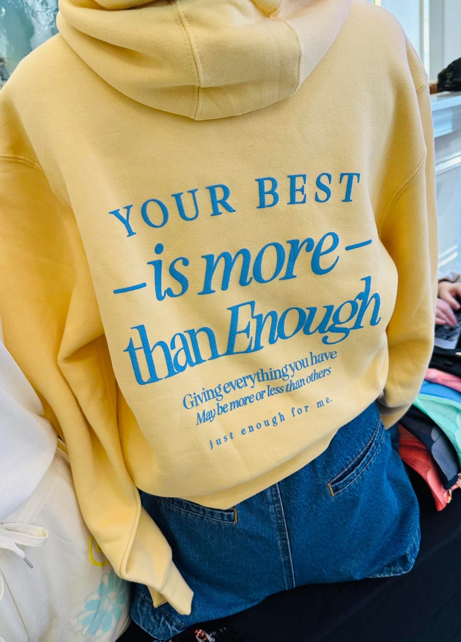 More Than Enough Hoodie *Custom Made to Order*