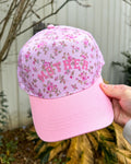 Mother Floral Light Pink Trucker Hat