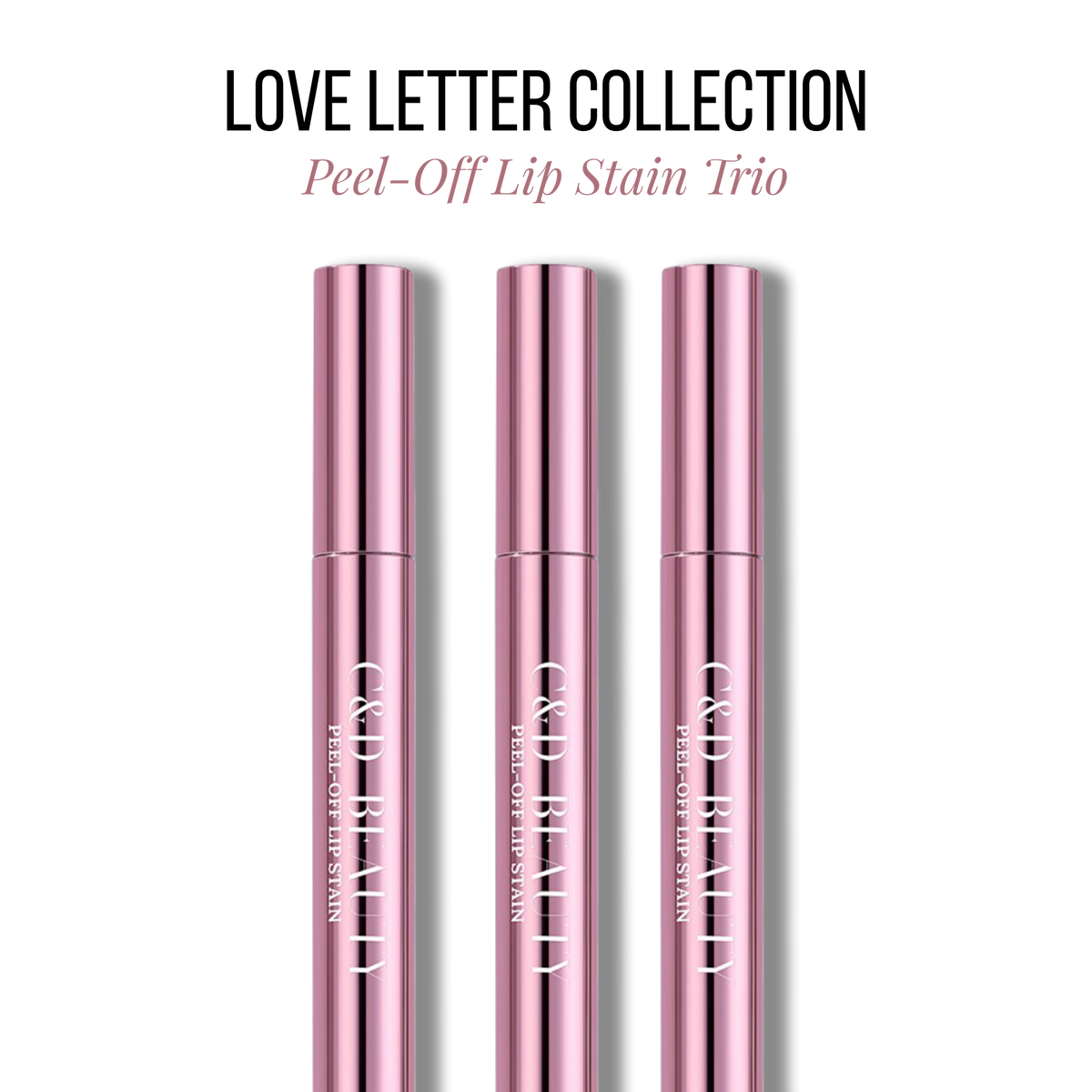The Love Letter Collection - Peel-Off Lip Stain Trio