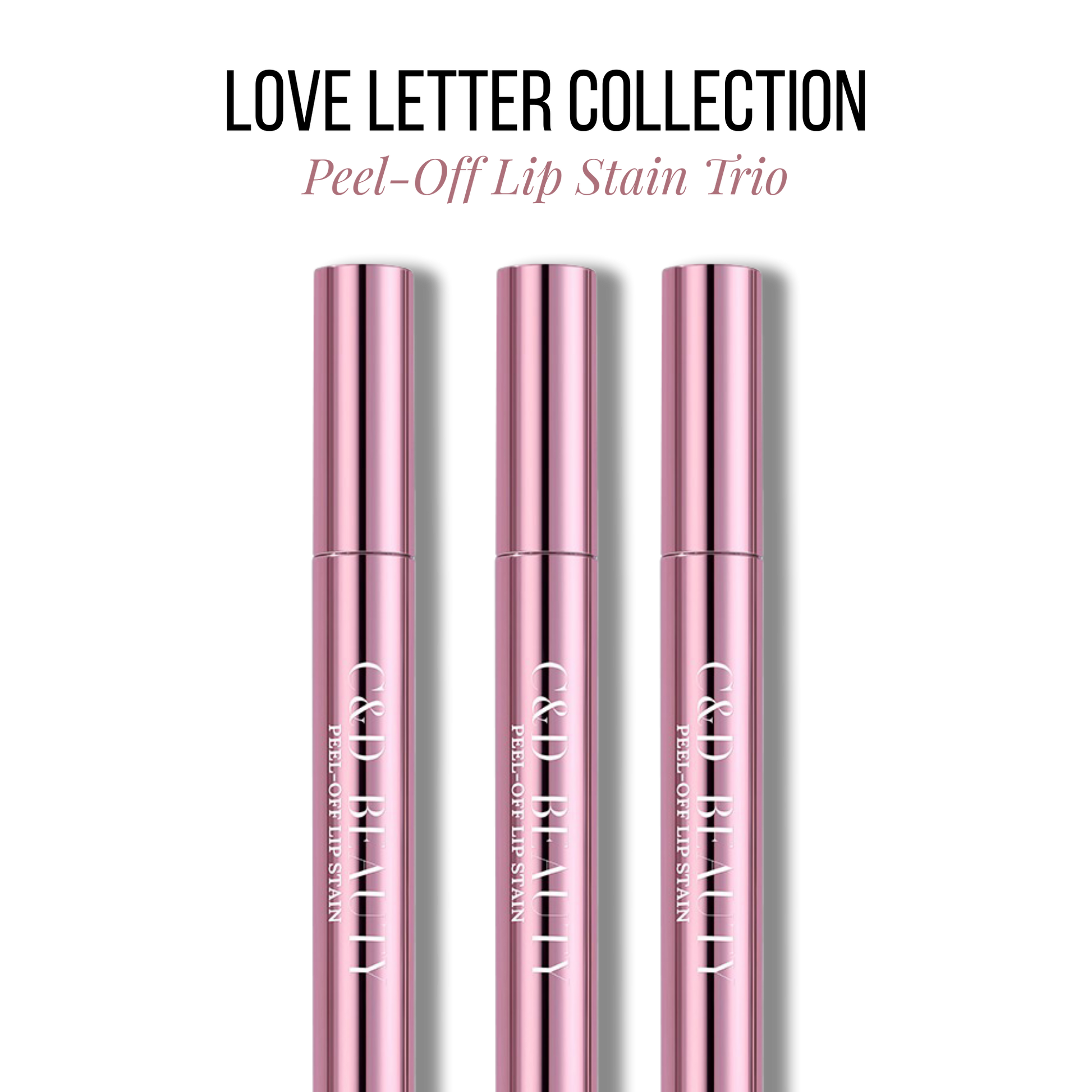 The Love Letter Collection - Peel-Off Lip Stain Trio