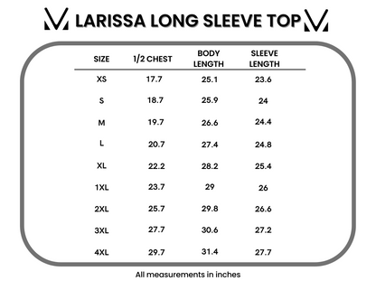Larissa Long Sleeve in Black